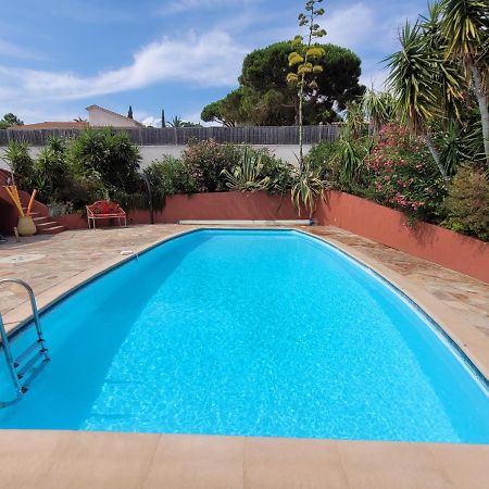 Villa Palm' Issambres 6-7 Personnes, Clim, Avec Piscine, Jardin Et Parking Prives La Garonnette-Plage Kültér fotó