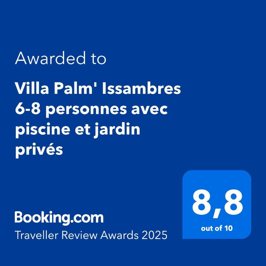 Villa Palm' Issambres 6-7 Personnes, Clim, Avec Piscine, Jardin Et Parking Prives La Garonnette-Plage Kültér fotó